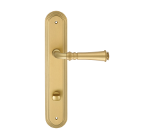 Дверная ручка на планке Extreza CANNA 327 PL05-WC-96 матовая латунь F02