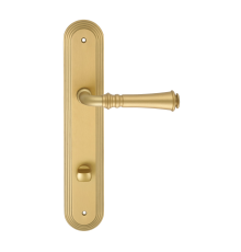 Дверная ручка на планке Extreza CANNA 327 PL05-WC-96 матовая латунь F02