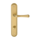 Дверная ручка на планке Extreza CANNA 327 PL05-WC-96 матовая латунь F02