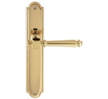 Дверная ручка Extreza VERONIKA (Вероника) 325 на планке PL03 полированная латунь F01