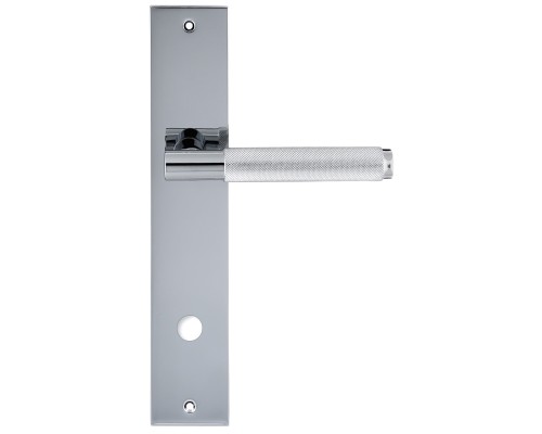 Дверная ручка на планке Extreza Hi-Tech TUBA 126 PL11-WC-96 полированный хром F04