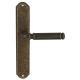 Дверная ручка на планке Extreza BENITO-PL01-F23 (BENITO 307) античная бронза