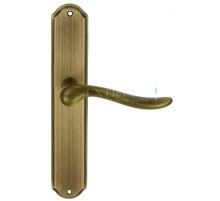 Дверная ручка Extreza TOLEDO (Толедо) 323 на планке PL01 матовая бронза F03