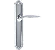 Дверная ручка Extreza CALIPSO (Калипсо) 311 на планке PL03 полированный хром F04 WC сантехническая завертка