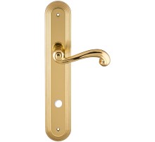 Дверная ручка на планке Extreza BERTA-PL05-WC-96-F01 (BERTA 312) полированная латунь