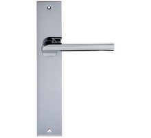 Дверная ручка на планке Extreza Hi-Tech SANTA 128 PL11 полированный хром F04