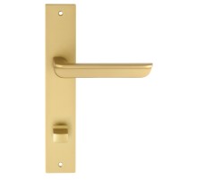 Дверная ручка на планке Extreza FOSSA 136 PL13-WC-96 матовая латунь F02