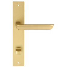 Дверная ручка на планке Extreza FOSSA 136 PL13-WC-96 матовая латунь F02