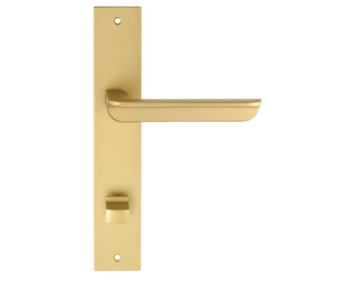 Дверная ручка на планке Extreza FOSSA 136 PL13-WC-96 матовая латунь F02