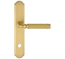 Дверная ручка на планке Extreza BENITO-PL01-WC96-F02 (BENITO 307) матовая латунь