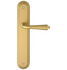 Дверная ручка на планке Extreza Classic PETRA 304 PL05 матовая латунь F02