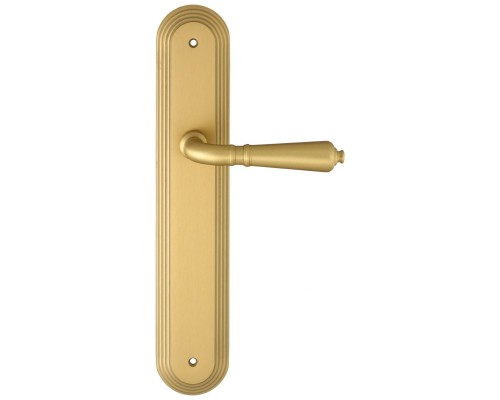 Дверная ручка на планке Extreza Classic PETRA 304 PL05 матовая латунь F02 Дверная ручка на планке Extreza Classic PETRA 304 PL05 матовая латунь F02