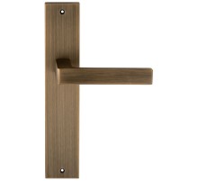 Дверная ручка на планке Extreza ENZO-PL11-F03 (ENZO 117) матовая бронза