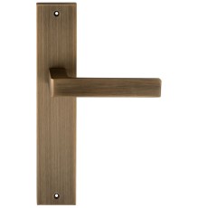 Дверная ручка на планке Extreza ENZO-PL11-F03 (ENZO 117) матовая бронза
