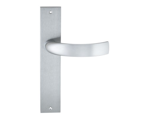 Дверная ручка на планке Extreza CASCATA-PL11-F05 (CASCATA 140) матовый хром
