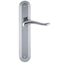 Дверная ручка Extreza ARIANA (Ариана) 333 на планке PL05 полированный хром F04 без доп. запирания PASS