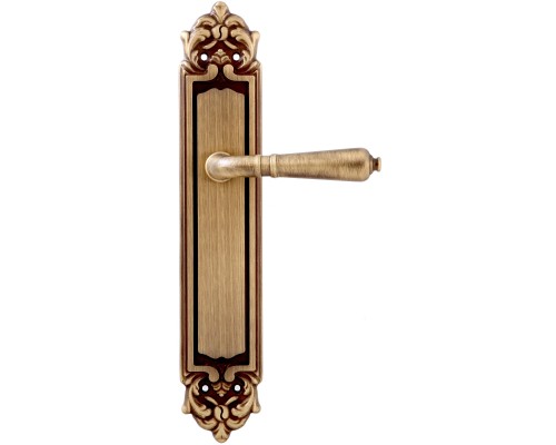 Дверная ручка на планке Extreza Classic PETRA 304 PL02 матовая бронза F03 Дверная ручка на планке Extreza Classic PETRA 304 PL02 матовая бронза F03