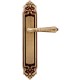 Дверная ручка на планке Extreza Classic PETRA 304 PL02 матовая бронза F03