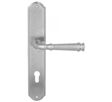 Дверная ручка Extreza BONO (Боно) 328 на планке PL01 CYL матовый хром F05