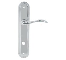 Дверная ручка на планке Extreza AGATA-PL05-WC96-F04 (AGATA 310) полированный хром