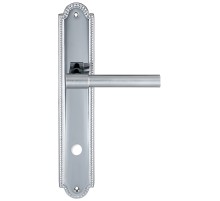 Дверная ручка Extreza NUVO 125 на планке PL03-WC-96 матовый хром / хром F05/F04