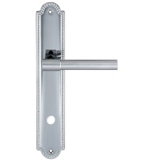 Дверная ручка Extreza NUVO 125 на планке PL03-WC-96 матовый хром / хром F05/F04