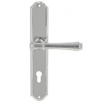 Дверная ручка Extreza PIERO (Пиеро) 326 на планке PL01 CYL полированный хром F04