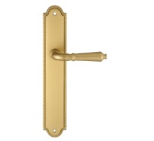 Дверная ручка на планке Extreza Classic PETRA 304 PL03 матовая латунь F02