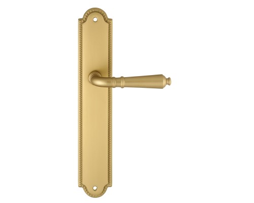 Дверная ручка на планке Extreza Classic PETRA 304 PL03 матовая латунь F02 Дверная ручка на планке Extreza Classic PETRA 304 PL03 матовая латунь F02