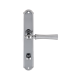 Дверная ручка на планке Extreza DEZI 309 PL01-WC-96-F05-F04 матовый хром / хром / планка хром