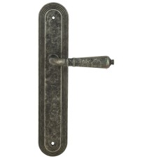 Дверная ручка на планке Extreza Classic PETRA 304 PL05 античное серебро F45