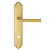 Дверная ручка на планке Extreza BENITO-PL03-WC96-F02 (BENITO 307) матовая латунь