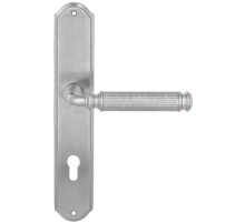 Дверная ручка Extreza BENITO (Бенито) 307 на планке PL01 матовый хром F05 под цилиндровый механизм CYL