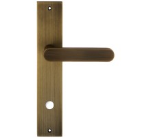 Дверная ручка Extreza Hi-tech JEMMA 116 на планке PL11-WC-96-F03 матовая бронза