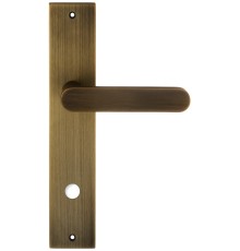 Дверная ручка Extreza Hi-tech JEMMA 116 на планке PL11-WC-96-F03 матовая бронза