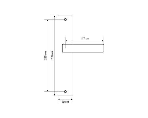 Дверная ручка на планке Extreza ENZO-PL11-CYL85-F22 (ENZO 117) черный матовый Дверная ручка на планке Extreza ENZO-PL11-CYL85-F22 (ENZO 117) черный матовый