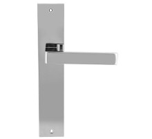 Дверная ручка на планке Extreza ENZO-PL11-F04 (ENZO 117) полированный хром