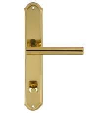 Дверная ручка на планке Extreza PIVOT 132 PL01-WC-96 полированная латунь F01