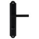Дверная ручка на планке Extreza PIVOT 132 PL03-WC-96 черный матовый F22