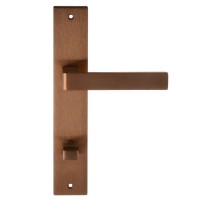Дверная ручка на планке Extreza ENZO-PL13-WC-96-F09-PVD (ENZO 117) медь PVD