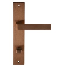 Дверная ручка на планке Extreza ENZO-PL13-WC-96-F09-PVD (ENZO 117) медь PVD