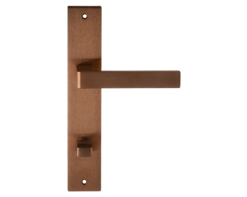 Дверная ручка на планке Extreza ENZO-PL13-WC-96-F09-PVD (ENZO 117) медь PVD