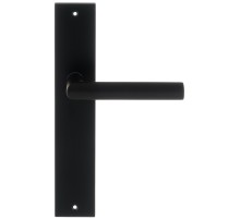 Дверная ручка на планке Extreza ODA-PL11-F22 (ODA 133) черный матовый