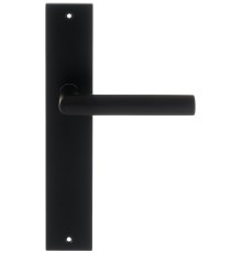 Дверная ручка на планке Extreza ODA-PL11-F22 (ODA 133) черный матовый