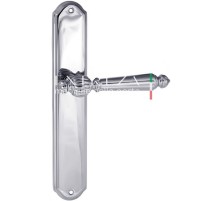 Дверная ручка Extreza DANIEL (Даниел) 308 на планке PL01 полированный хром F04