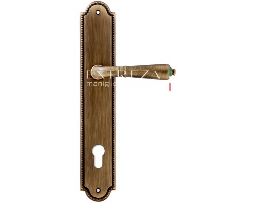 Дверная ручка на планке под цилиндр Extreza Classic PETRA 304 PL03-CYL-85 матовая бронза F03 Дверная ручка на планке под цилиндр Extreza Classic PETRA 304 PL03-CYL-85 матовая бронза F03