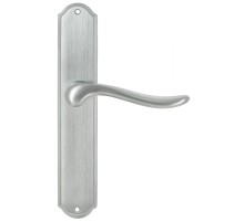 Дверная ручка Extreza TOLEDO (Толедо) 323 на планке PL01 матовый хром F05