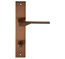 Дверная ручка на планке Extreza Hi-Tech ADONA 122 PL13-WC-96 медь F09 покрытие PVD