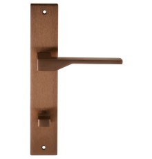 Дверная ручка на планке Extreza Hi-Tech ADONA 122 PL13-WC-96 медь F09 покрытие PVD