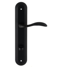 Дверная ручка на планке Extreza FLEXA-PL05-WC-96-F22 (FLEXA 335) черный матовый